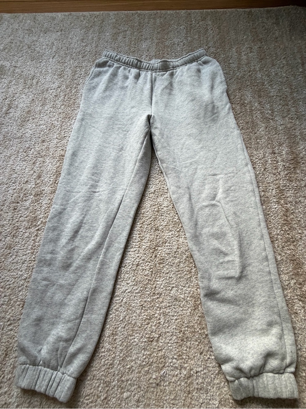 Neutral Gray Jogger Sweatpants - Comfortable Everyday Bottoms